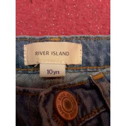 Bnwt girls river island 10years jeans