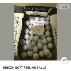 Srixon Soft Feel Golf Balls- 4 Lots of 40 Balls