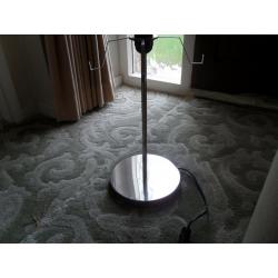 TABLE LAMP WITH SHADE + MATCHING CEILING SHADE