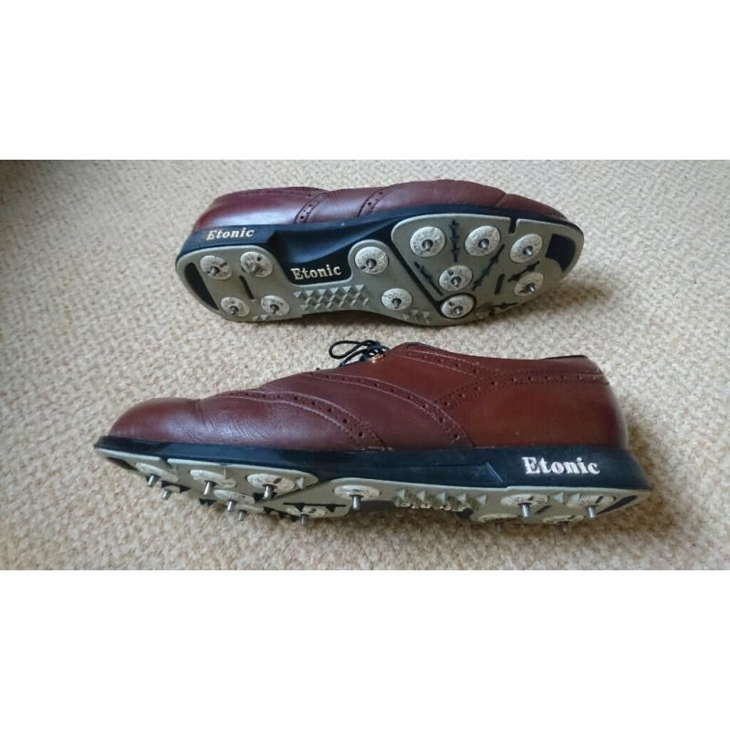 ETONIC Leather Golf Shoes size UK 10 or EU44.5